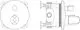IS-Einzelthermostat-UP-Ceratherm-100-Bausatz-2-Rosette-d163mm-Chrom-A4659AA gallery number 2
